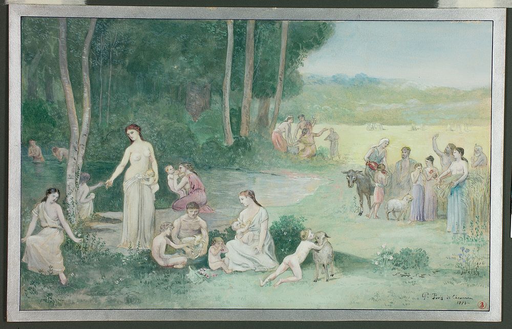 Summer by Pierre Puvis de Chavannes