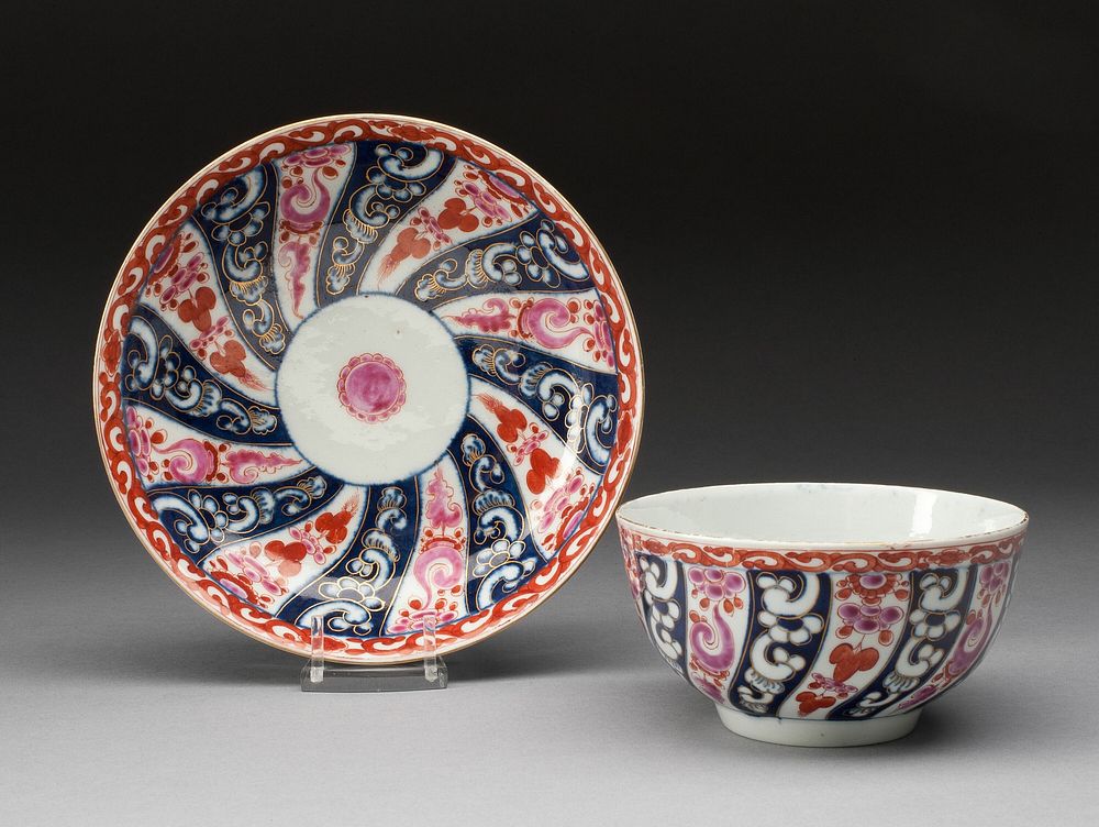 Tea Bowl and Saucer by Worcester Porcelain Factory (Manufacturer)