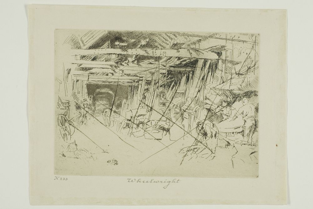 Wheelwright by James McNeill Whistler