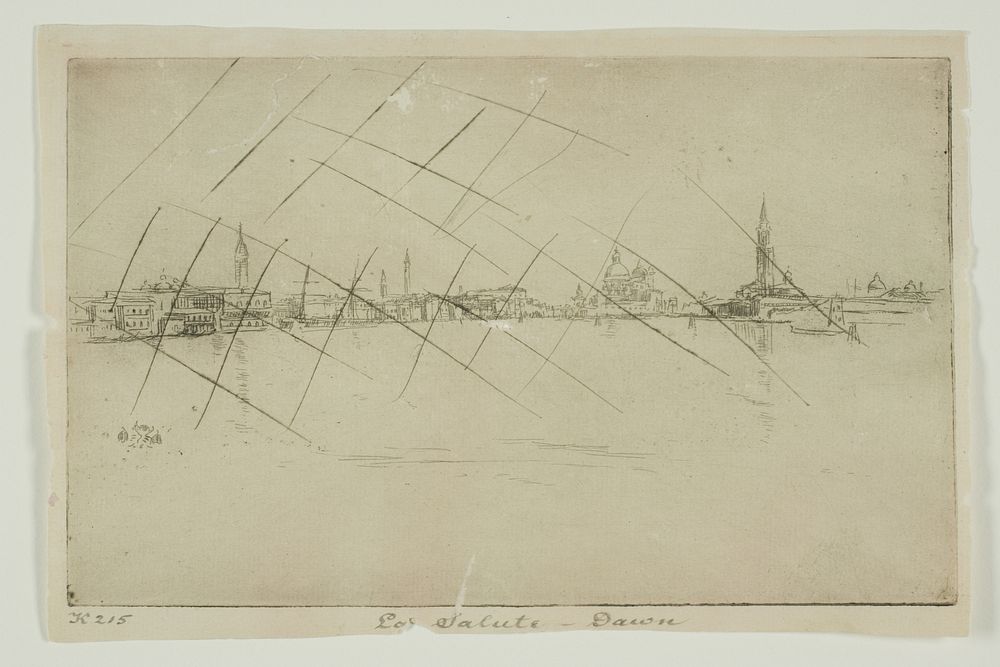 La Salute: Dawn by James McNeill Whistler