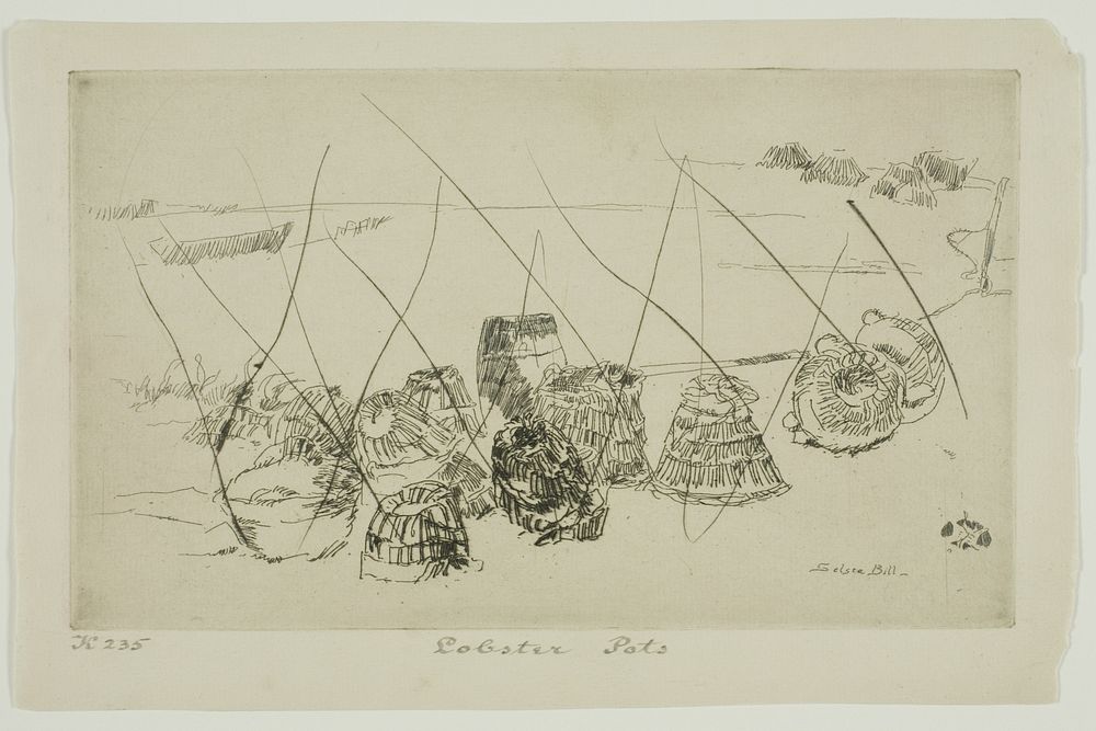 Lobster Pots - Selsea Bill by James McNeill Whistler