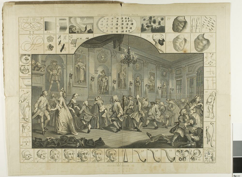 Plate Two, from The Analysis of Beauty by William Hogarth