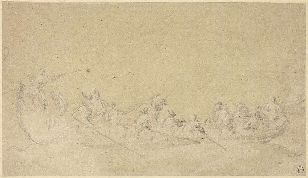 Figures in Boats by Willem van de Velde, II