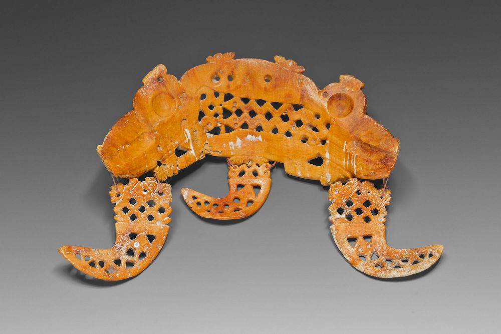Pendant in the Form of a Mythical Double-Headed Creature by Colima