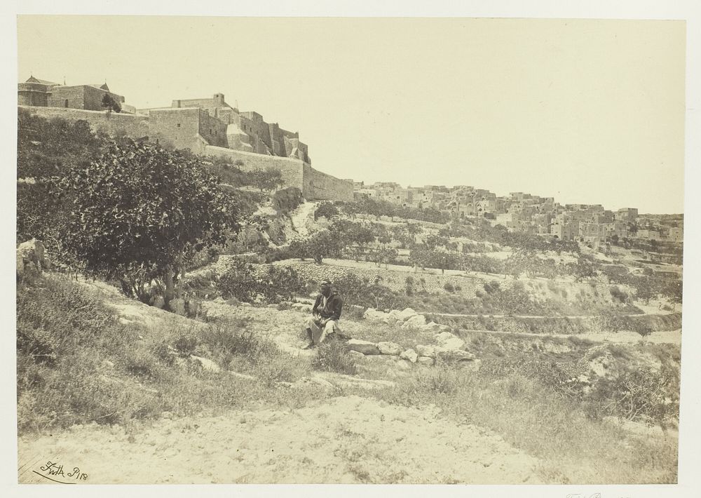 Bethlehem, with the Church of the Nativity by Francis Frith