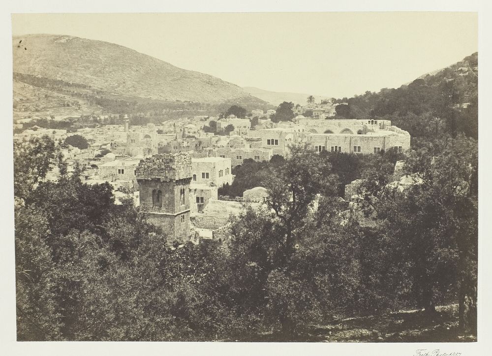 Nablous, The Ancient Shechem by Francis Frith