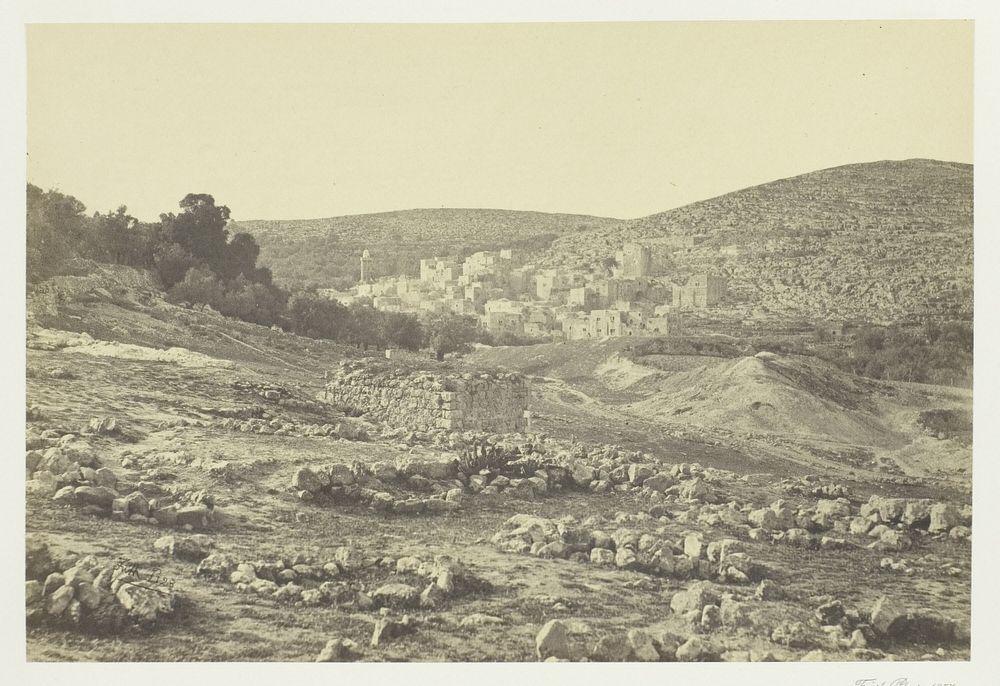 View at Hebron by Francis Frith