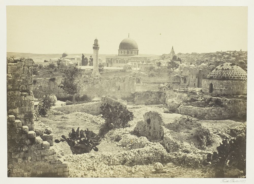 Jerusalem from the City Wall by Francis Frith