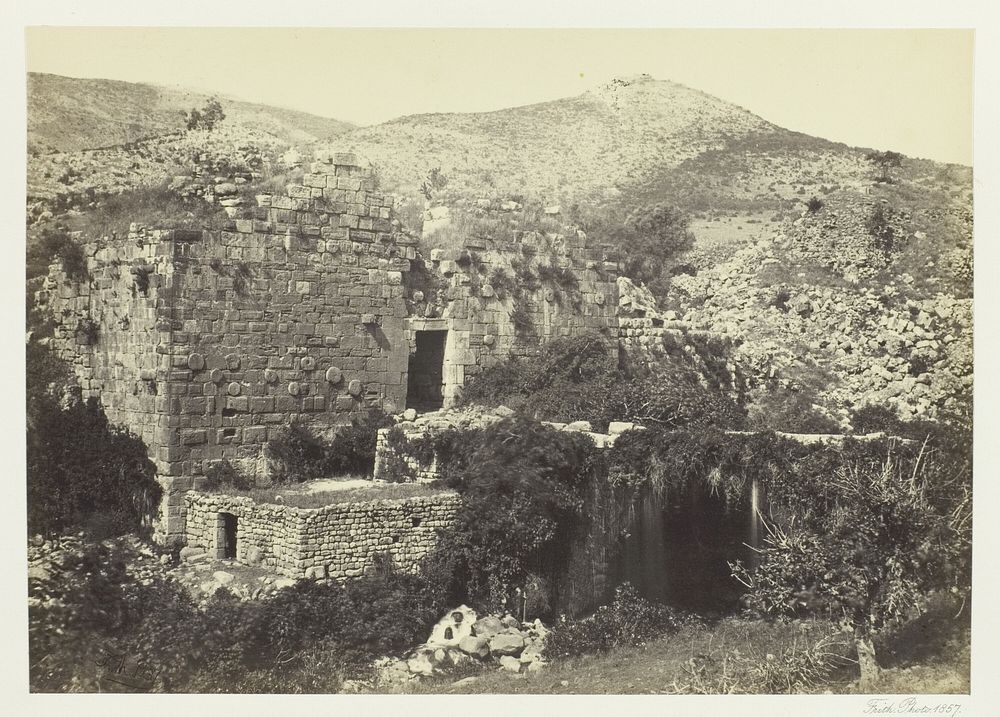 Banias, The Ancient Caesaria, Phillippi by Francis Frith