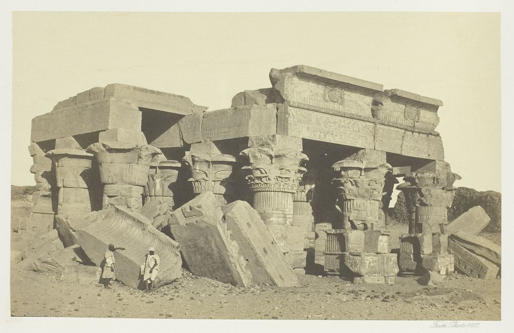 Koum Ombo, Upper Egypt by Francis Frith