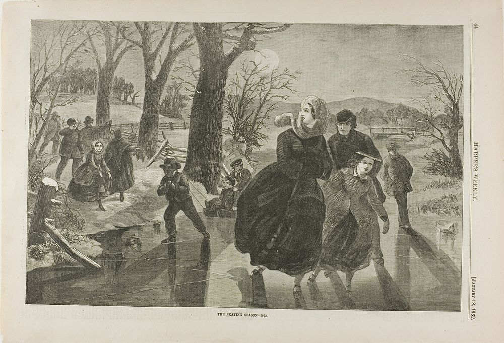 The Skating Season by Winslow Homer
