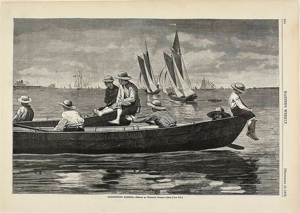 Gloucester Harbor by Winslow Homer