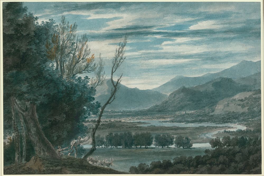 The Valley of the Eisak Near Brixen in the Tyrol by John Robert Cozens