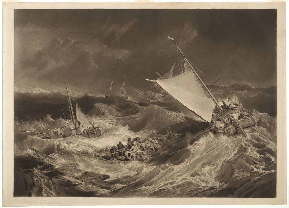 A Shipwreck by Charles Turner