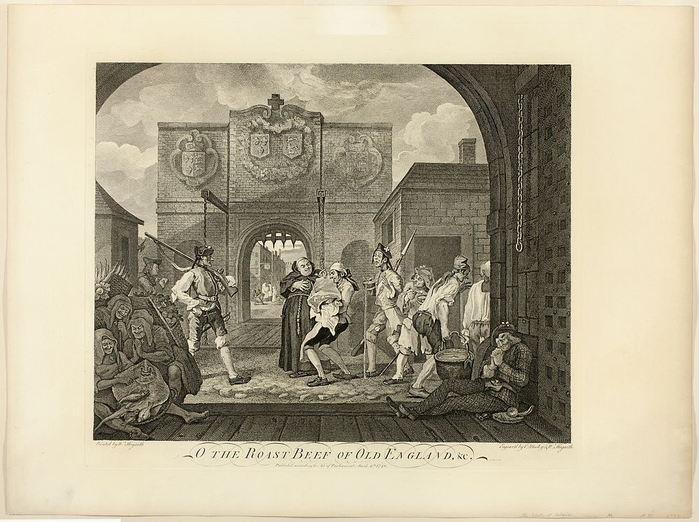 The Roast Beef of Old England by William Hogarth