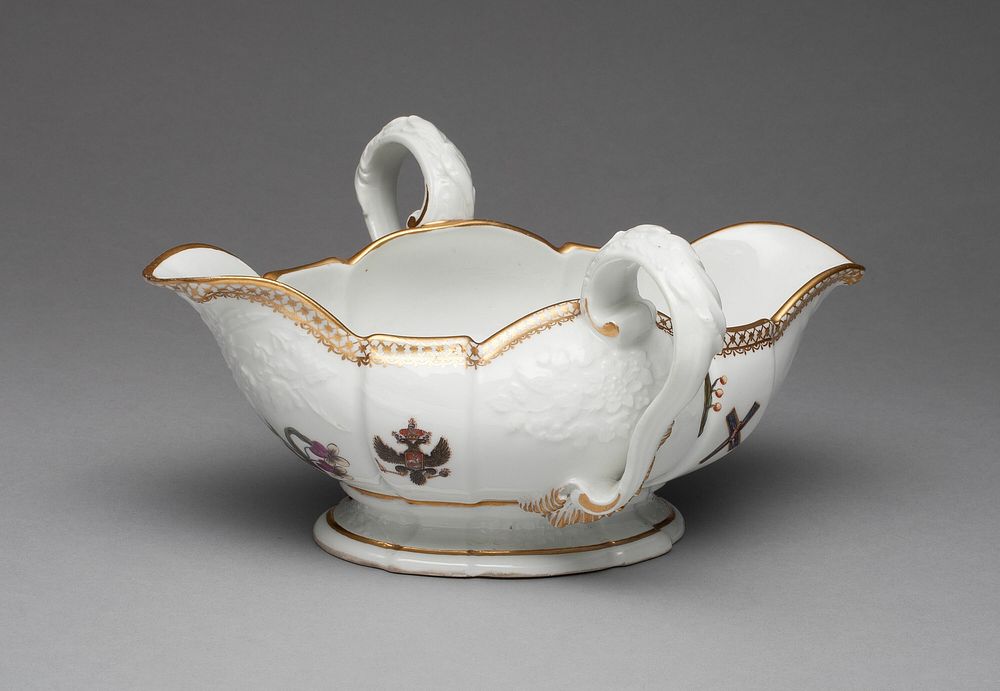 Sauceboat from the St. Andrew Service by Meissen Porcelain Manufactory (Manufacturer)