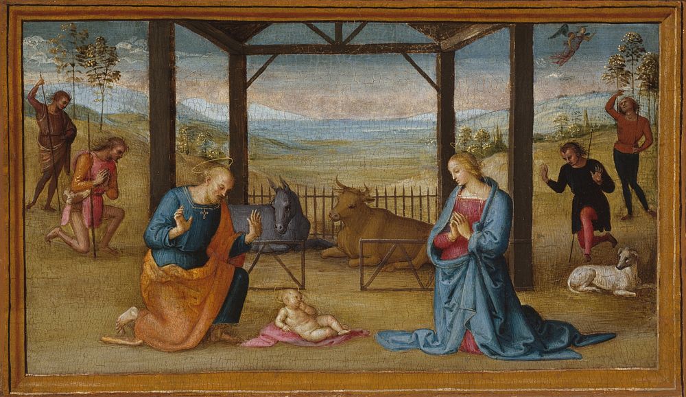The Nativity by Perugino