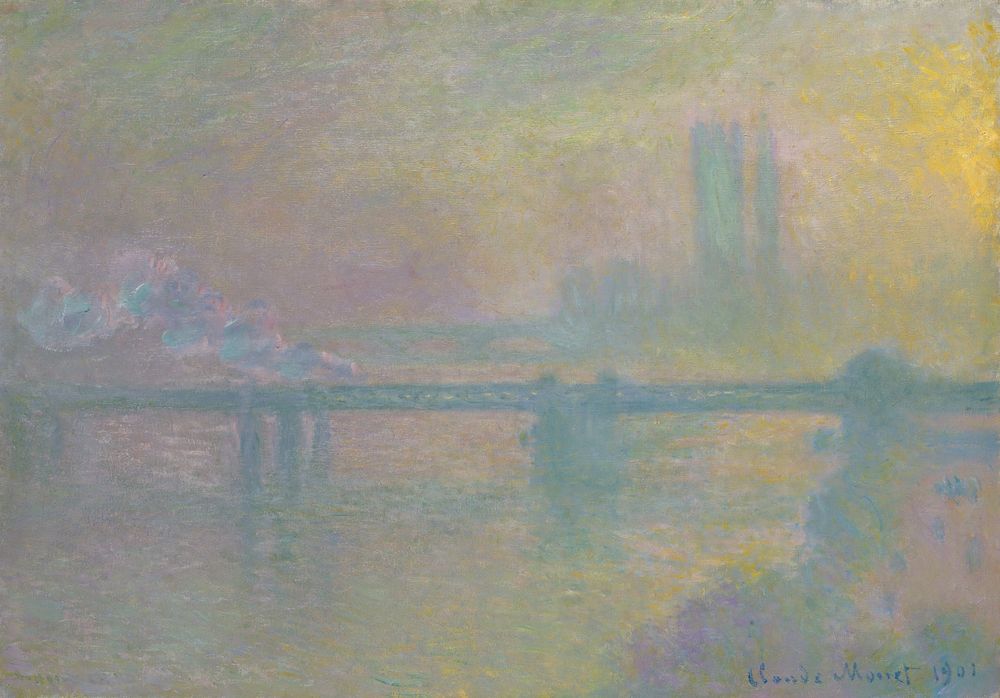 Charing Cross Bridge, London by Claude Monet
