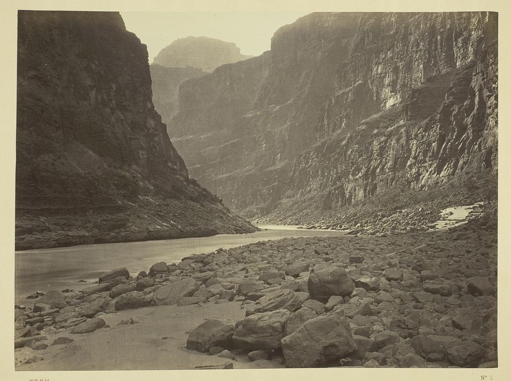 Colorado River, Mouth of Kanab Wash, Looking West by William H. Bell