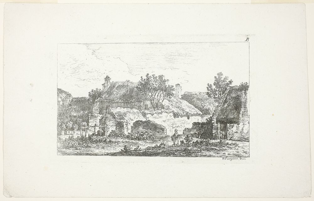 Landscape, from Deuxieme Cahier de Paysage by Nicolas Pérignon