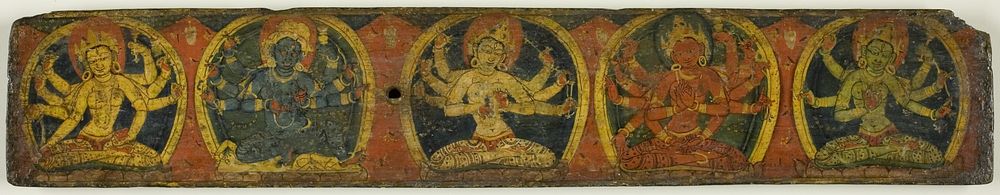 Manuscript Cover from the Fiive Protectors (Pancharaksha)