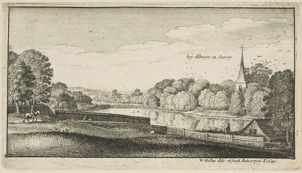 Near Albury by Wenceslaus Hollar