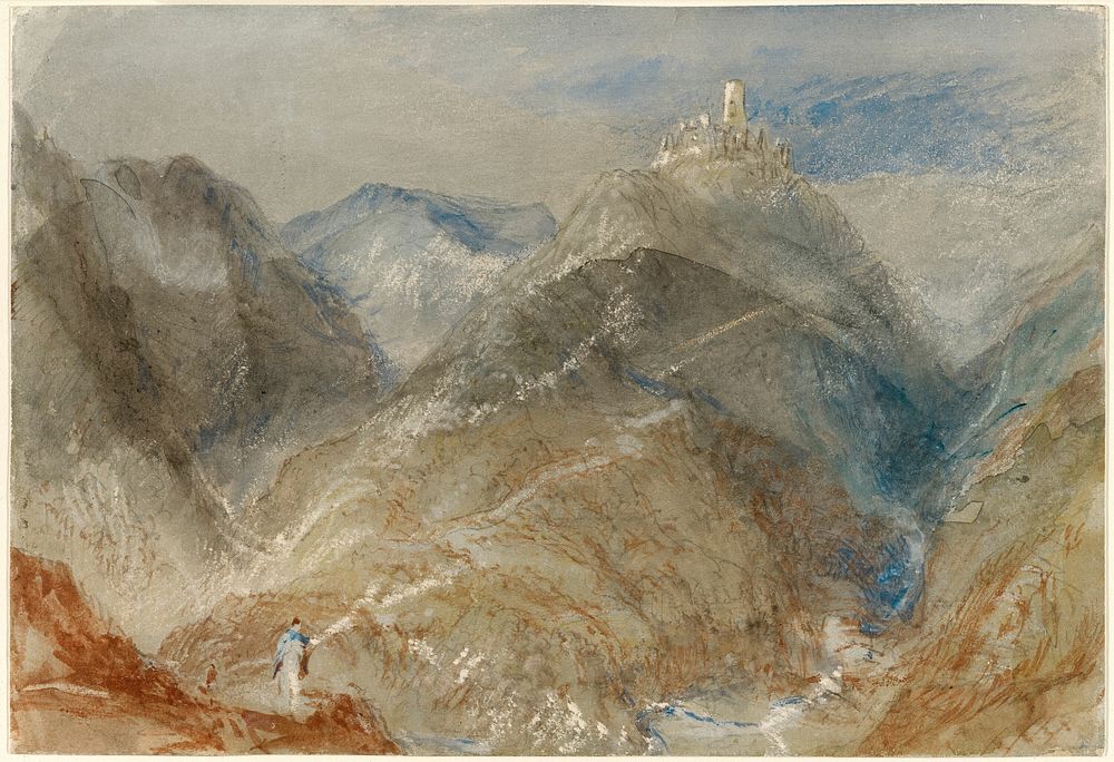Castle on Height near Geneva by Joseph Mallord William Turner