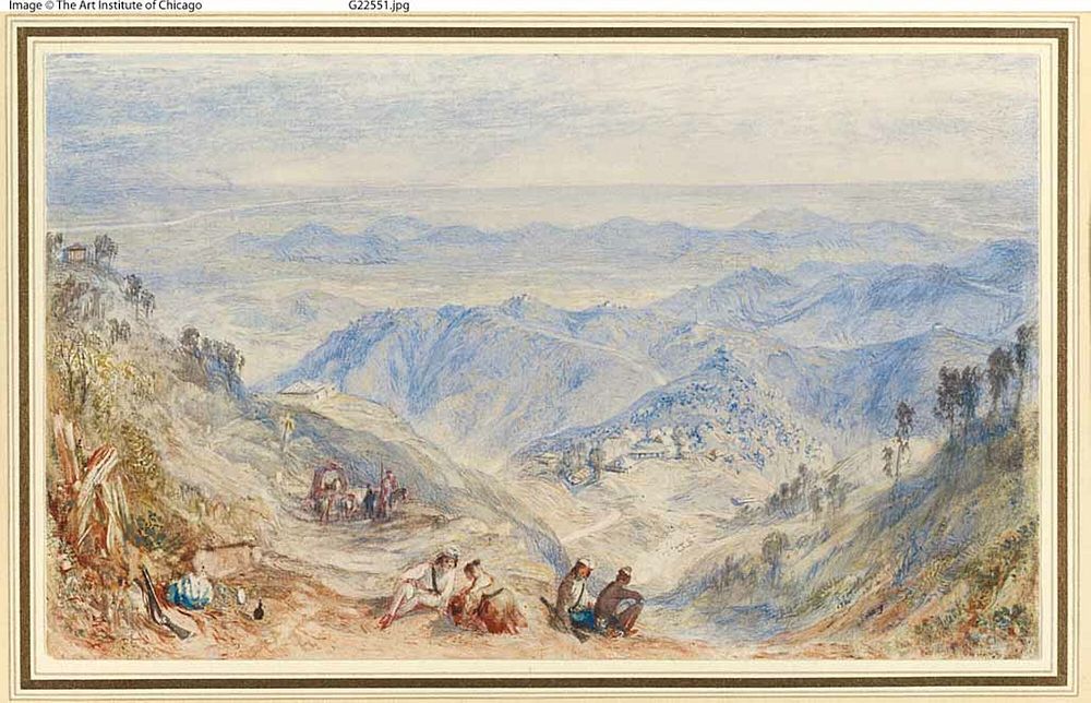 Mussooree and the Dhoon from Landour by Joseph Mallord William Turner