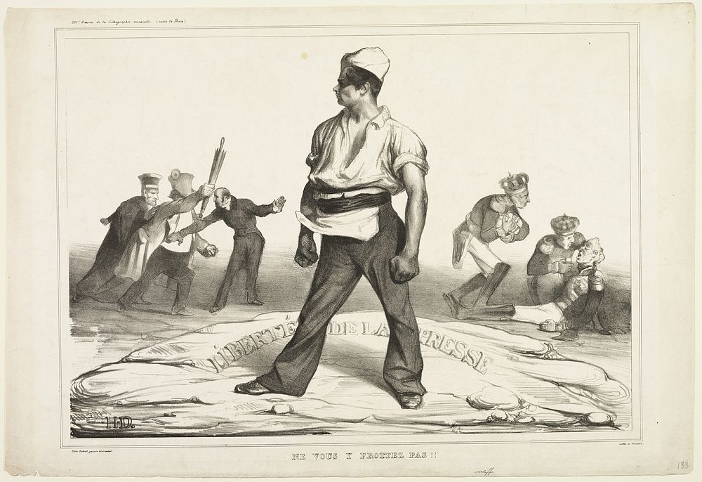 Don't You Meddle With It!, plate 20 by Honoré-Victorin Daumier