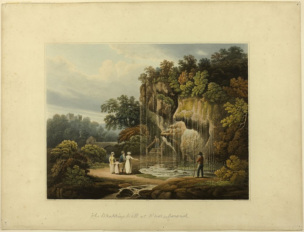 The Dropping Well at Knar Knarcsborough by Francis Nicholson