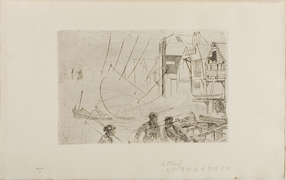 Stevens' Boat Yard by James McNeill Whistler