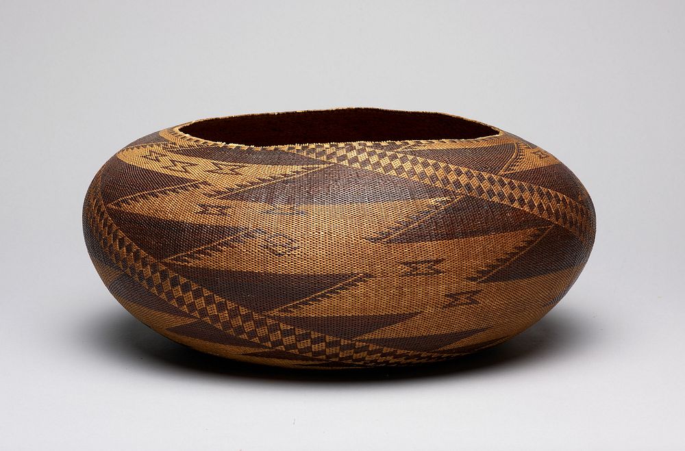 Twined Basketry Bowl by Sally Burris