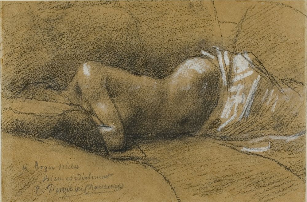 Study of a Sleeping Woman by Pierre Puvis de Chavannes