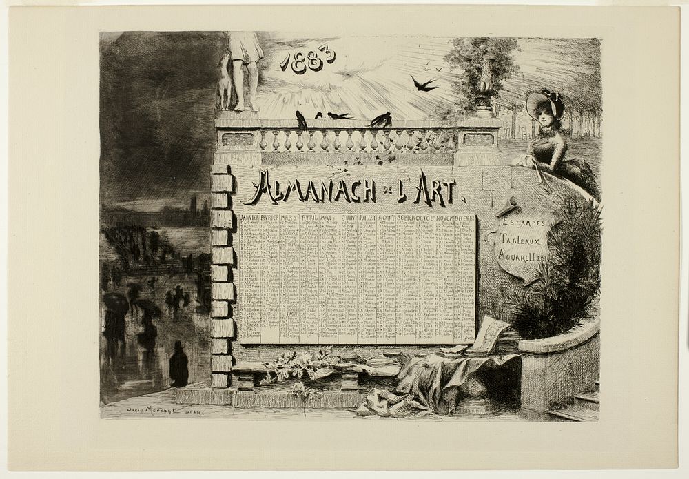 Almanac for L'Art by Daniel Charles Marie Mordant