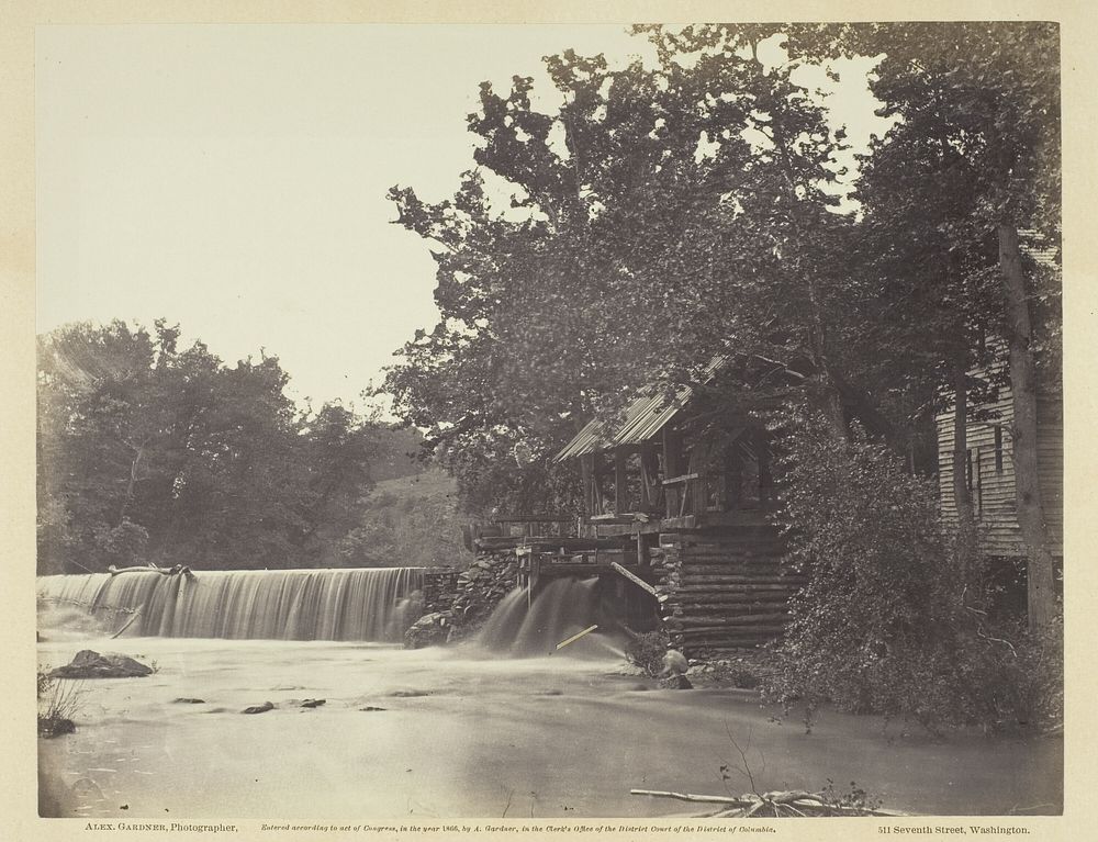 Quarles' Mill, North Anna, Virginia by Alexander Gardner
