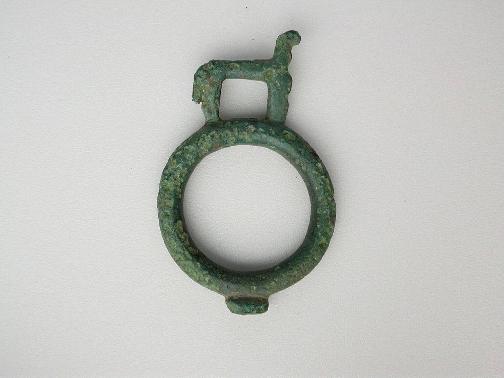 Harness Ring with Quadruped by Ancient Greek