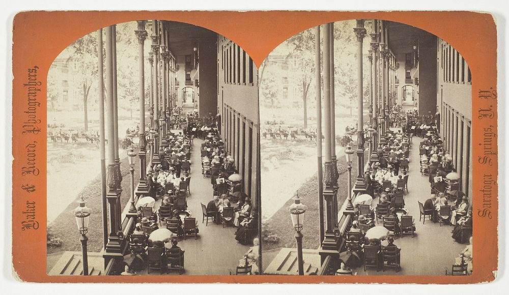 Untitled, from the series "Saratoga Springs, N. Y." by Baker & Record, Photographers