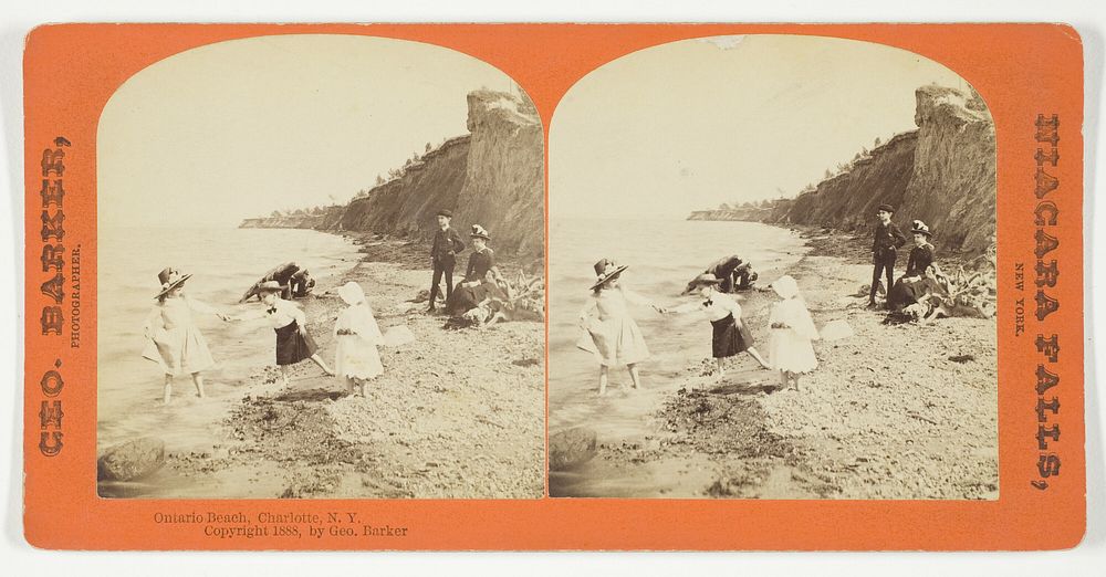 Ontario Beach, Charlotte, N.Y., from the series "Niagara Falls, New York" by George Barker