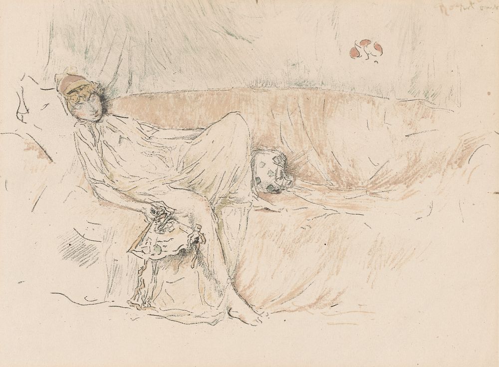 Draped Figure, Reclining by James McNeill Whistler