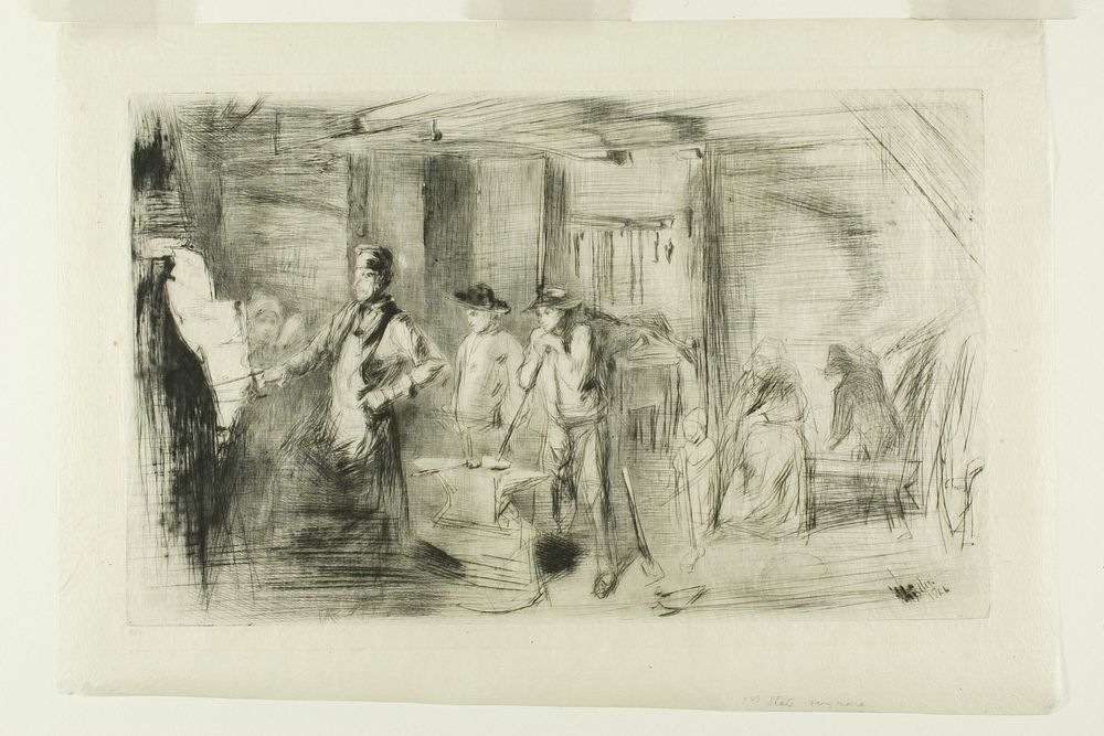 The Forge by James McNeill Whistler