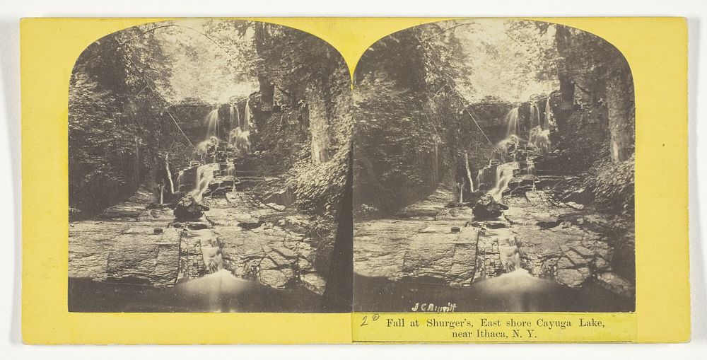 2d Fall at Shurger's, East shore Cayuga Lake, near Ithaca, N.Y. by J.C. Burritt