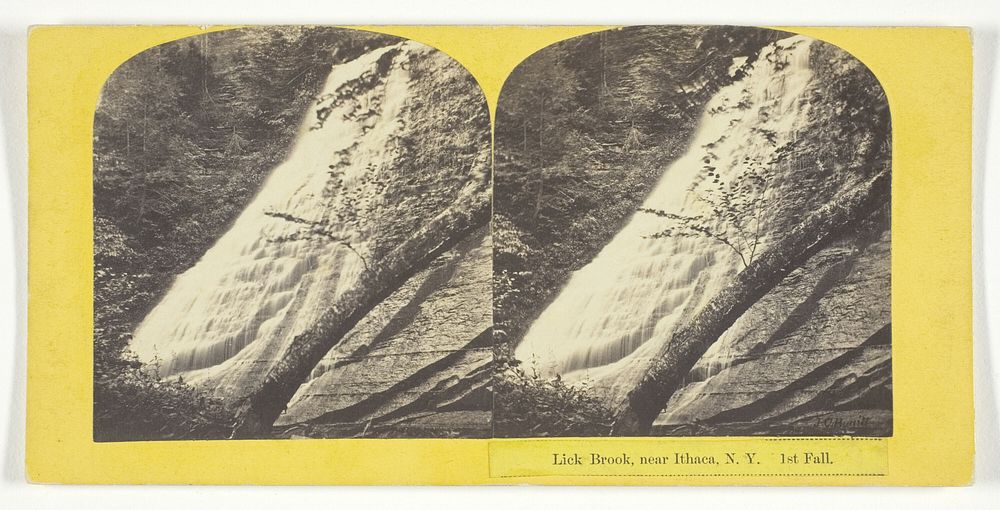 Lick Brook, near Ithaca, N.Y. 1st Fall by J.C. Burritt