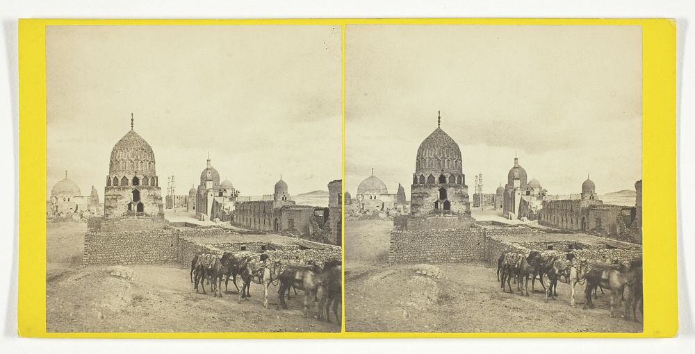 Egypt - Cairo, Tombs of the Caliphs, No. 106 from "Good's Eastern Series" by Frank Mason Good