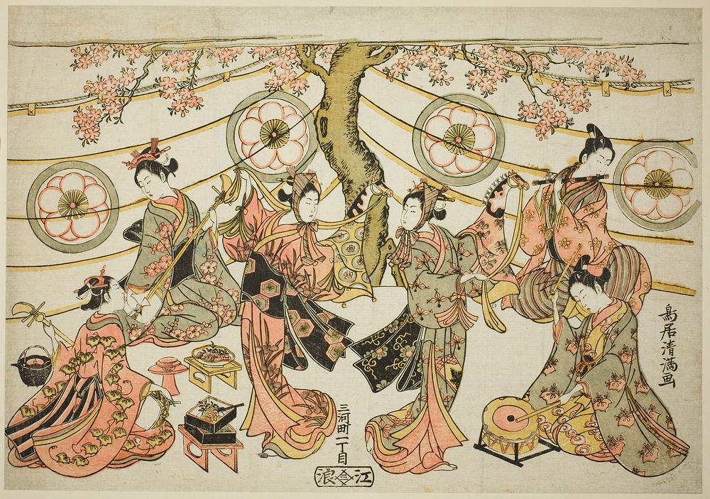 The Harugoma Dance by Torii Kiyomitsu I