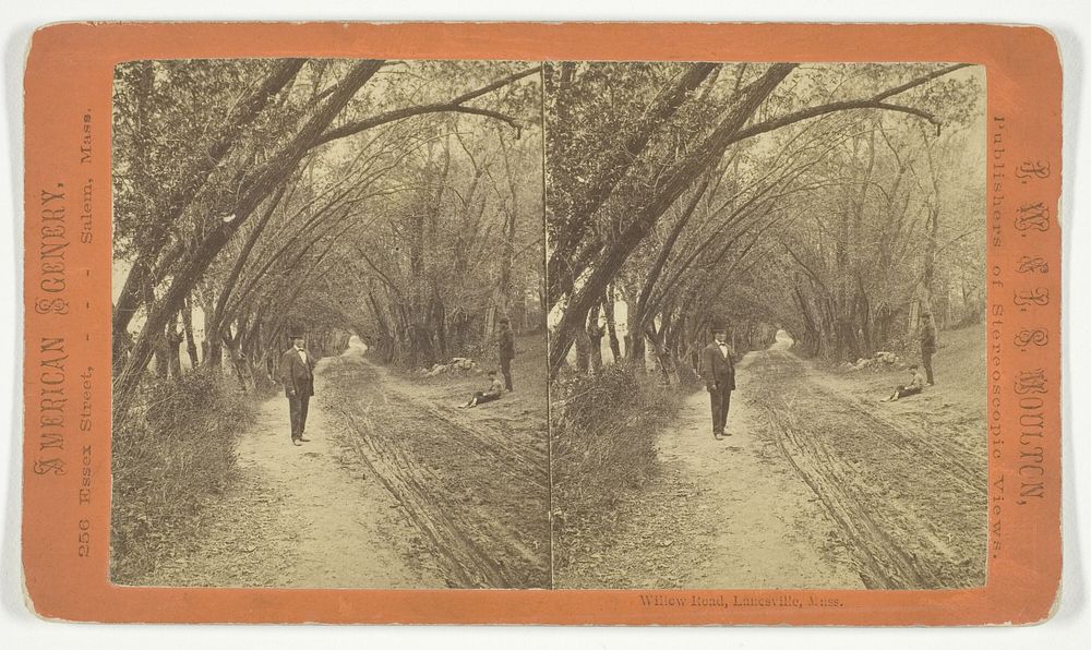 Willow Road, Lanesville, Mass. by J.W. & J.S. Moulton