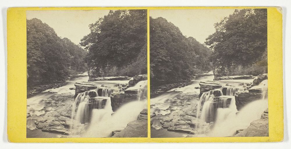 Bonnington Falls, on the Clyde by G. W. Wilson