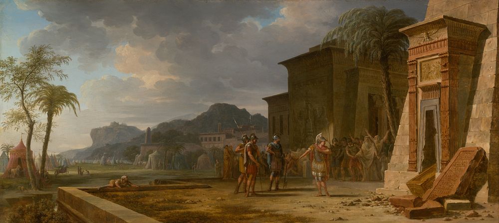 Alexander at the Tomb of Cyrus the Great by Pierre Henri de Valenciennes