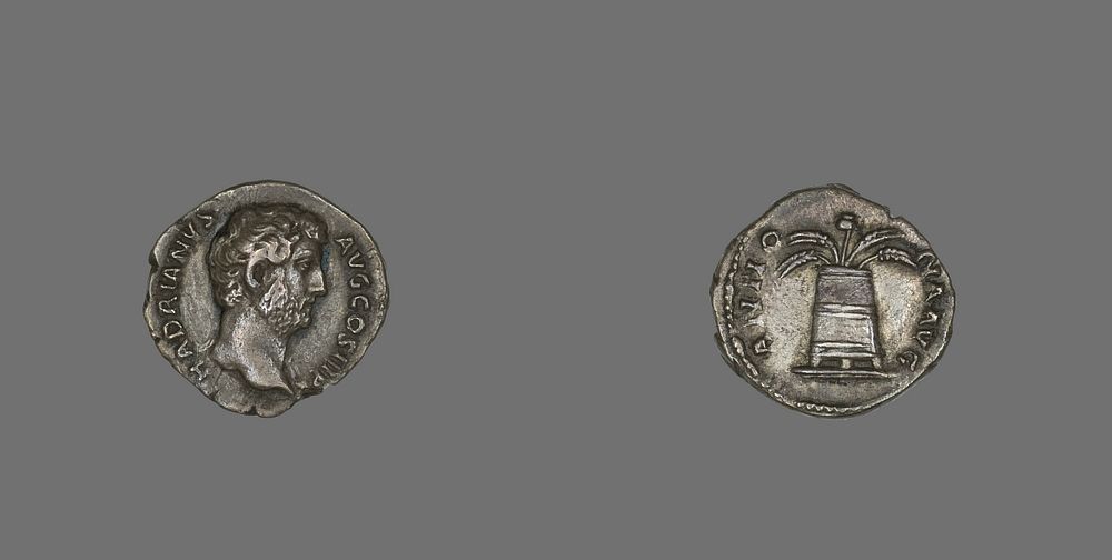 Denarius (Coin) Portraying Emperor Hadrian by Ancient Roman
