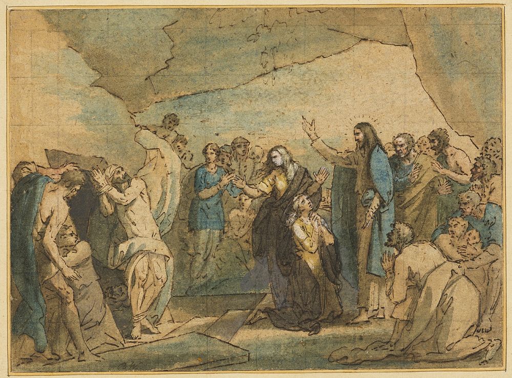 The Raising of Lazarus by Benjamin West