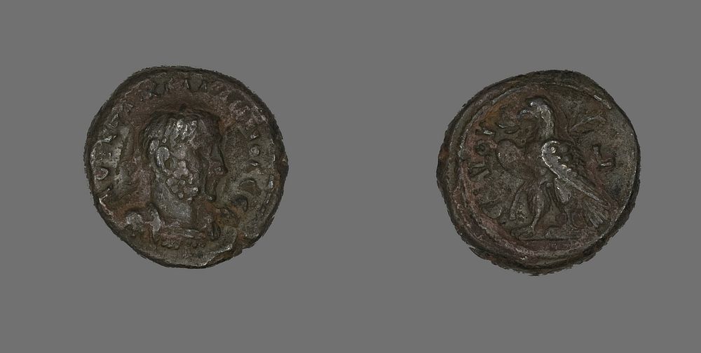 Tetradrachm (Coin) Portraying Emperor Gallienus by Ancient Roman